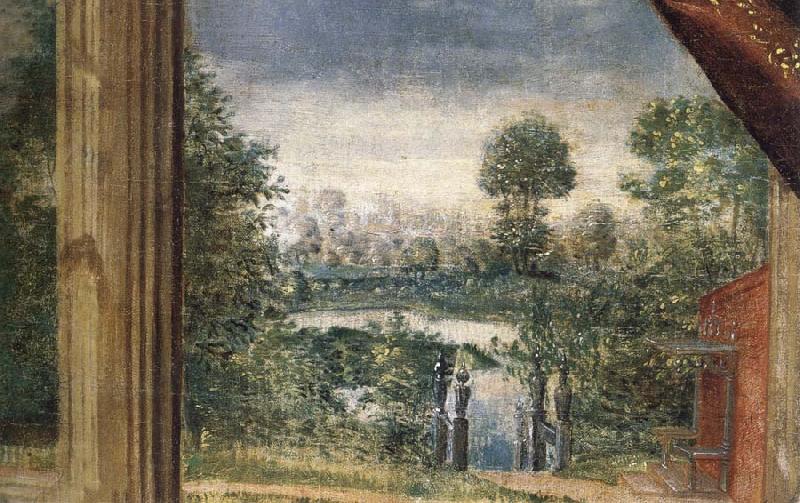 unknow artist Panorama of Part of Prince Henry-s Richmond Palace garden Sweden oil painting art